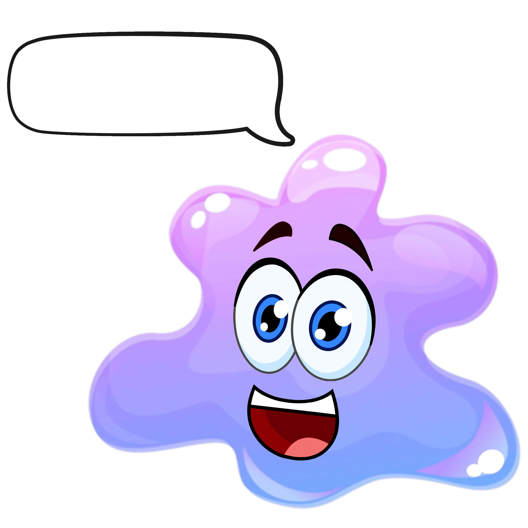 Slime with speech bubble